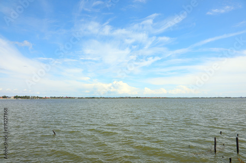 lagoon area in central Italy near the Adriatic Sea known for its cultivation of shellfish and eels
