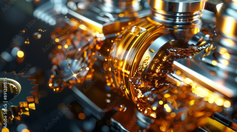 A close up of a machine with a lot of oil and grease on it A close up of a machine with a lot of oil and grease on it