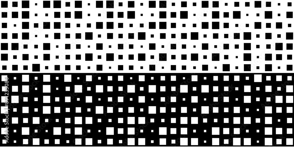 Square Vector Abstract Geometric Background. Halftone Square Pattern Square Vector Abstract Geometric Background. Halftone Square Pattern