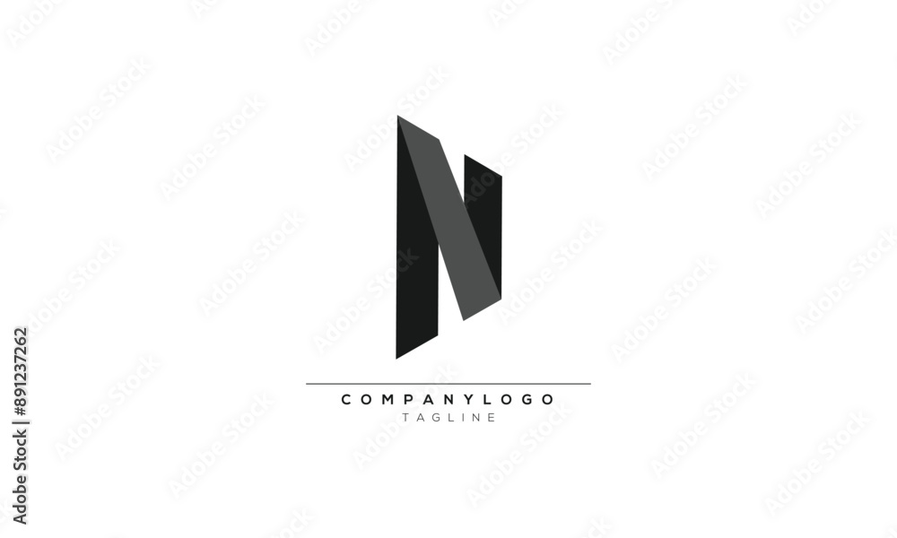 NV, VN, Abstract initial monogram letter alphabet logo design NV, VN, Abstract initial monogram letter alphabet logo design