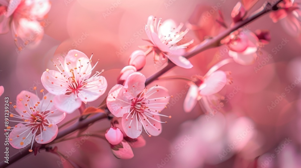 Macro picture of cherry blossom Macro picture of cherry blossom