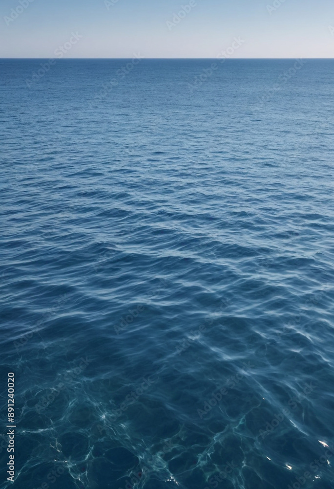 Inner Peace (abstract): Calm blue ocean with ripples fading away, symbolizing serenity. Inner Peace (abstract): Calm blue ocean with ripples fading away, symbolizing serenity.