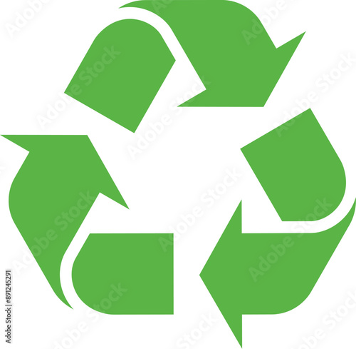 Recycle icon. Recycling or garbage environment symbol