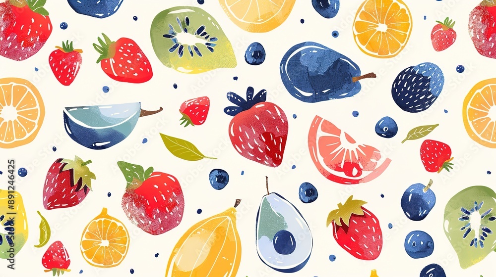Fruit pattern wallpaper Fruit pattern wallpaper
