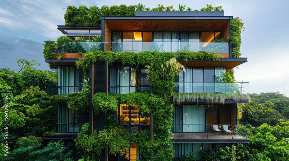 Sustainable building facade design Sustainable building facade design