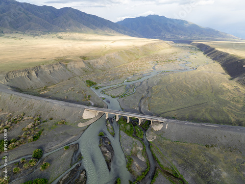 From ancient times, the Dzungar Gate was used as a transport route by the nomadic peoples of Central Asia and Kazakhstan. The Great Silk Road passed through the gate. photo