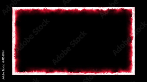 Animated Background Overlay Fire Footage Template Video