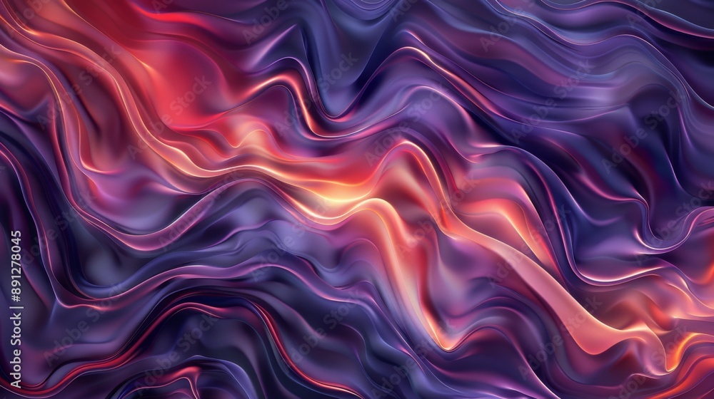 Obraz premium Abstract Purple and Orange Swirling Background