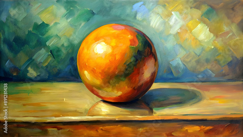 imagine a ball by Cezanne photo