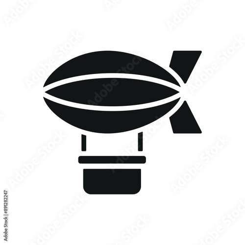 Blimp icon vector design templates simple and modern