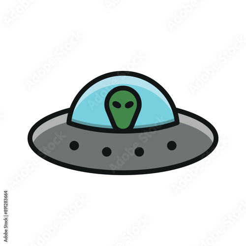 Ufo icon vector design templates simple and modern