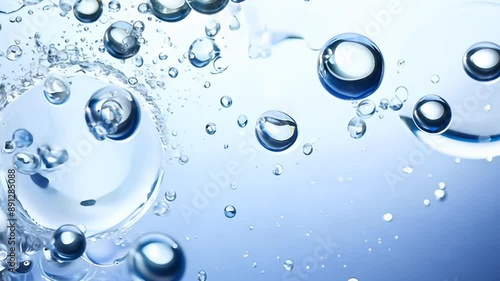 Wallpaper Mural Close-Up View of Air Bubbles Rising Through Water Torontodigital.ca