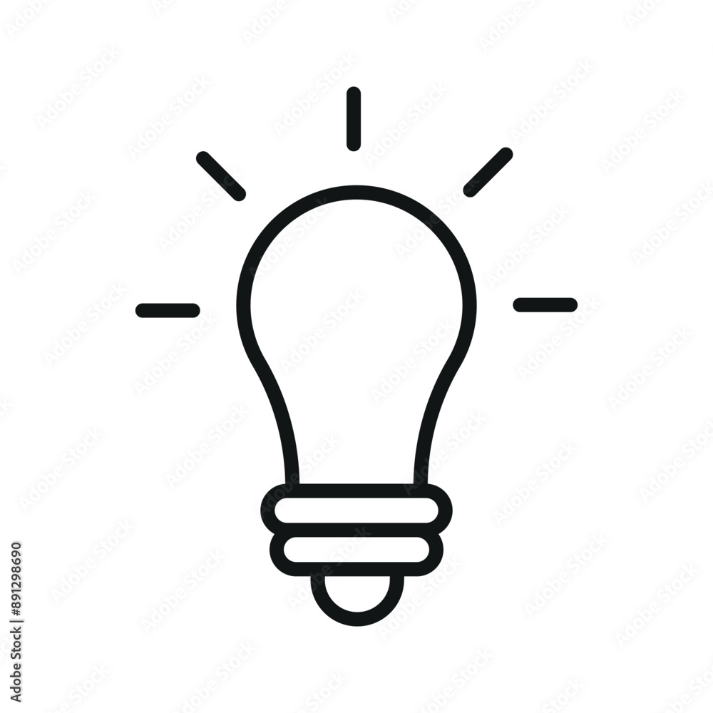 Light bulb icon vector design templates simple and modern Light bulb icon vector design templates simple and modern