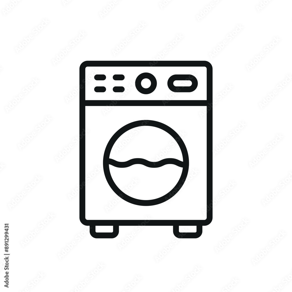 Washing machine icon vector design templates simple and modern Washing machine icon vector design templates simple and modern