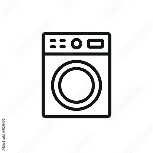 Washing machine icon vector design templates simple and modern