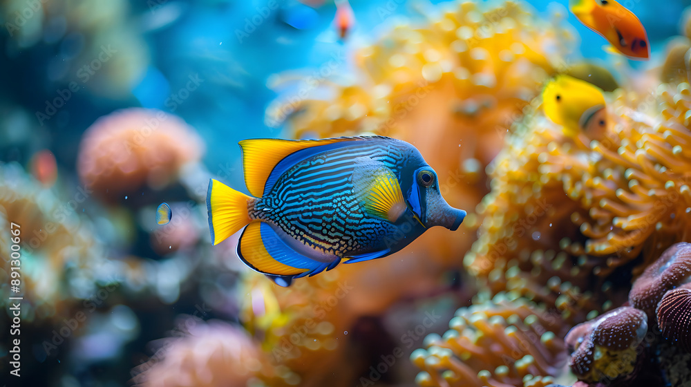 fish in aquarium fish in aquarium