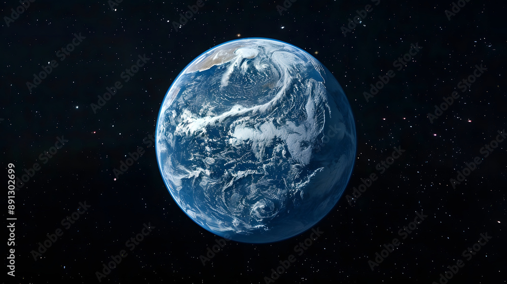 Obraz premium moon and earth