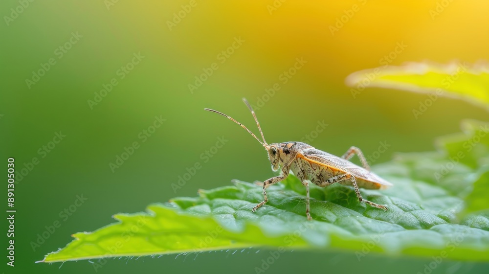 A close-up image capturing a agricultural pests. A close-up image capturing a agricultural pests.