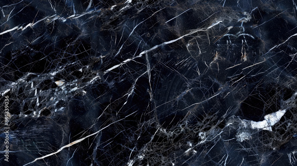 Seamless of black marble texture, Generative AI Seamless of black marble texture, Generative AI