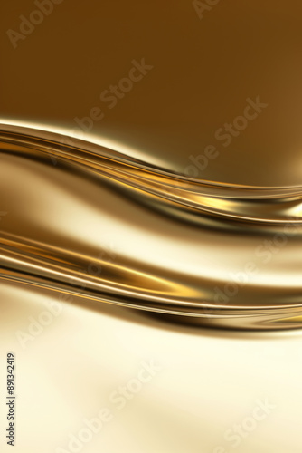 golden waves texture, silk, smooth, glowing, illustration wallpaper