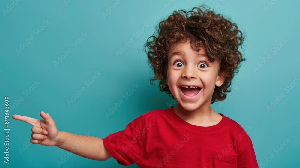 The Happy Child Pointing The Happy Child Pointing