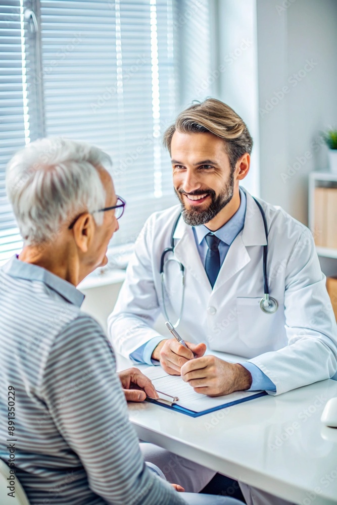 doctor and patient in hospital
