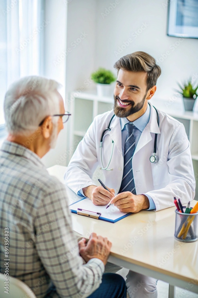 Obraz premium doctor and patient in hospital