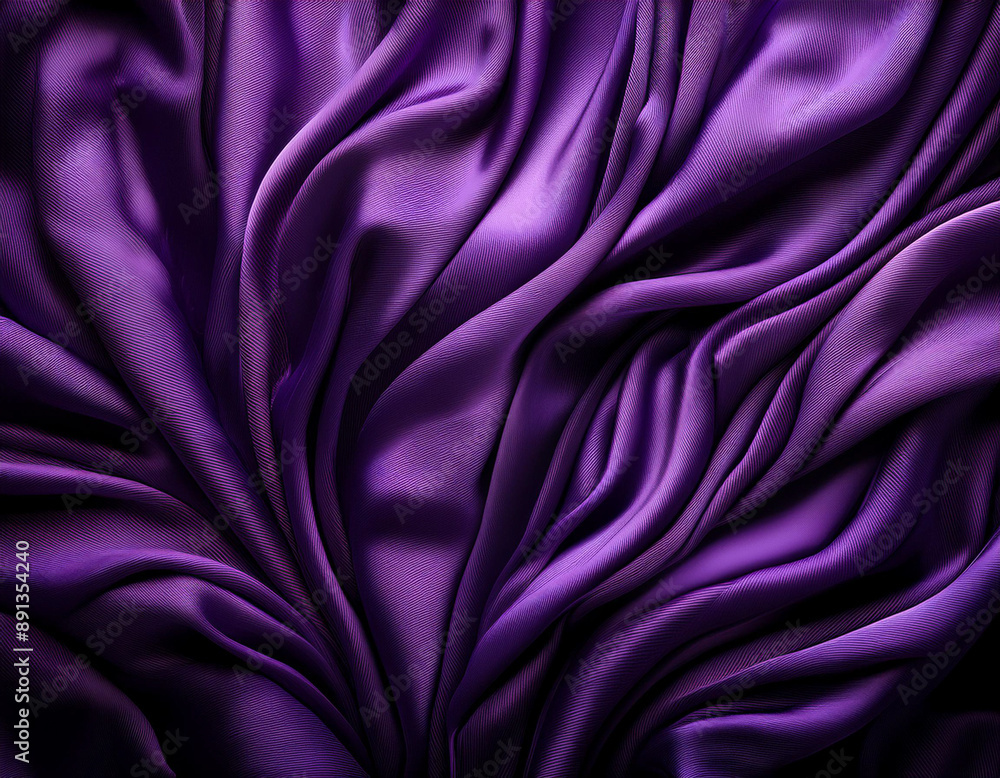 Fototapeta premium Luxurious Purple Velvet Background with Deep, Rich Color Tones