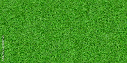 Green grass field background top view for soccer, golf, baseball, football. Realistic summer fresh lawn carpet. Green field wallpaper. Vector illustration.