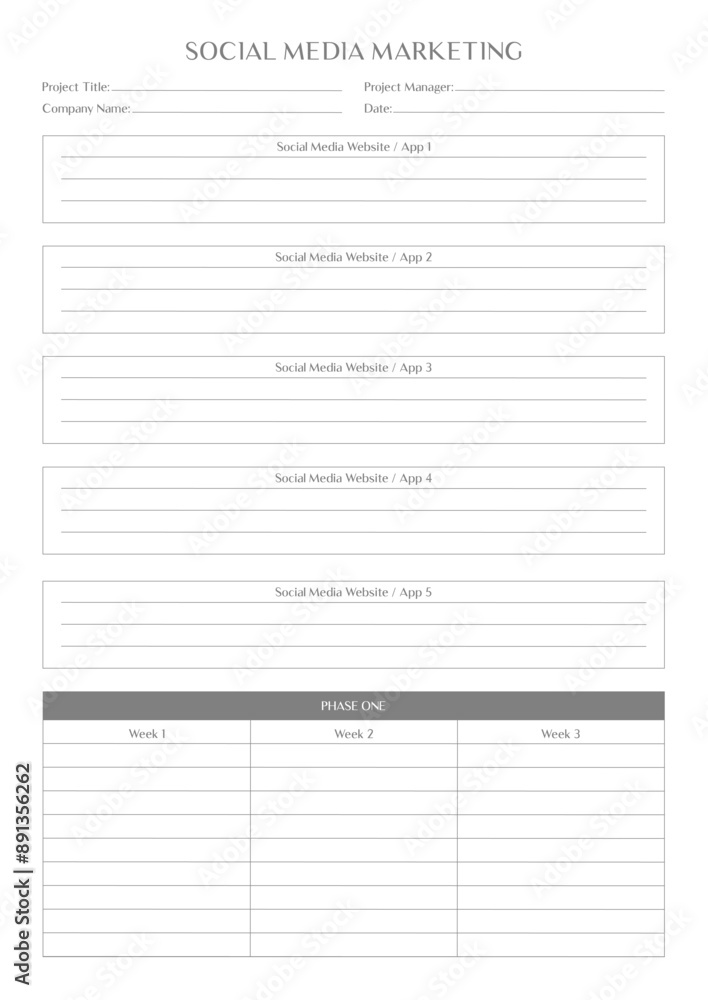 Marketing Planning Page Planner Sheets efficient way to organize & track their marketing activities
Marketing Planning Page Planner Sheets efficient way to organize & track their marketing activities
