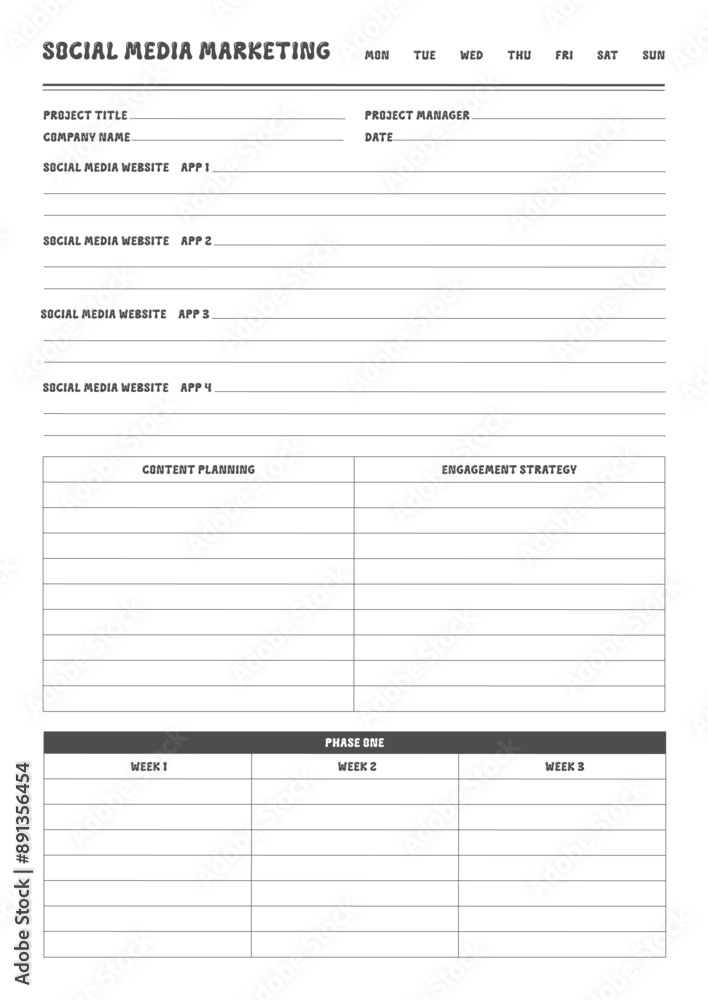 Marketing Planning Page Planner Sheets efficient way to organize & track their marketing activities
Marketing Planning Page Planner Sheets efficient way to organize & track their marketing activities
