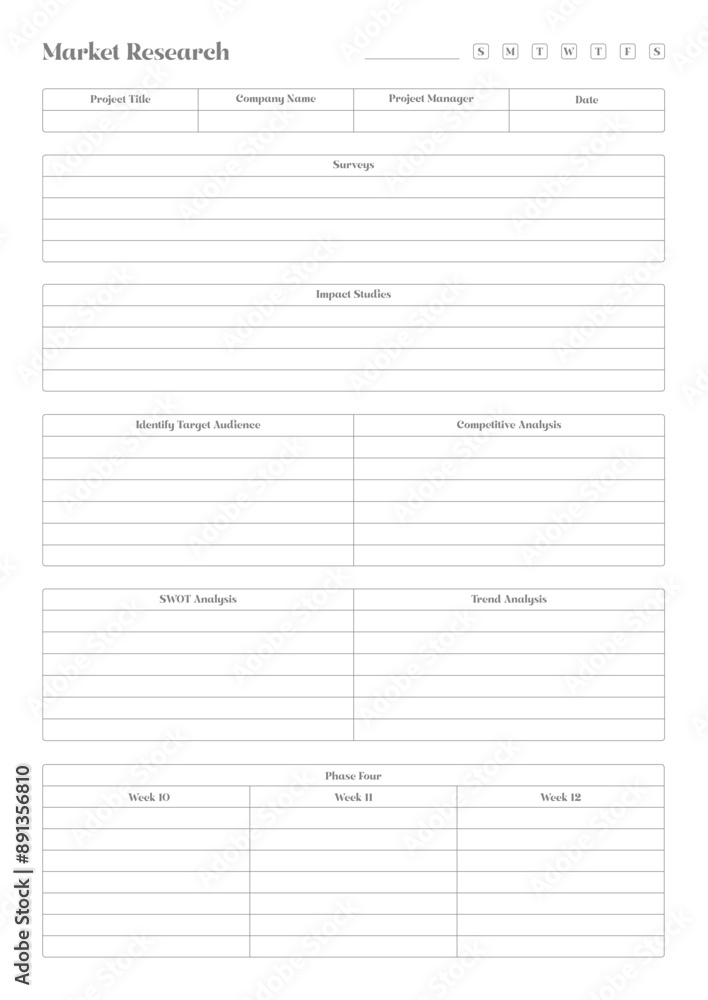 Marketing Planning Page Planner Sheets efficient way to organize & track their marketing activities
Marketing Planning Page Planner Sheets efficient way to organize & track their marketing activities