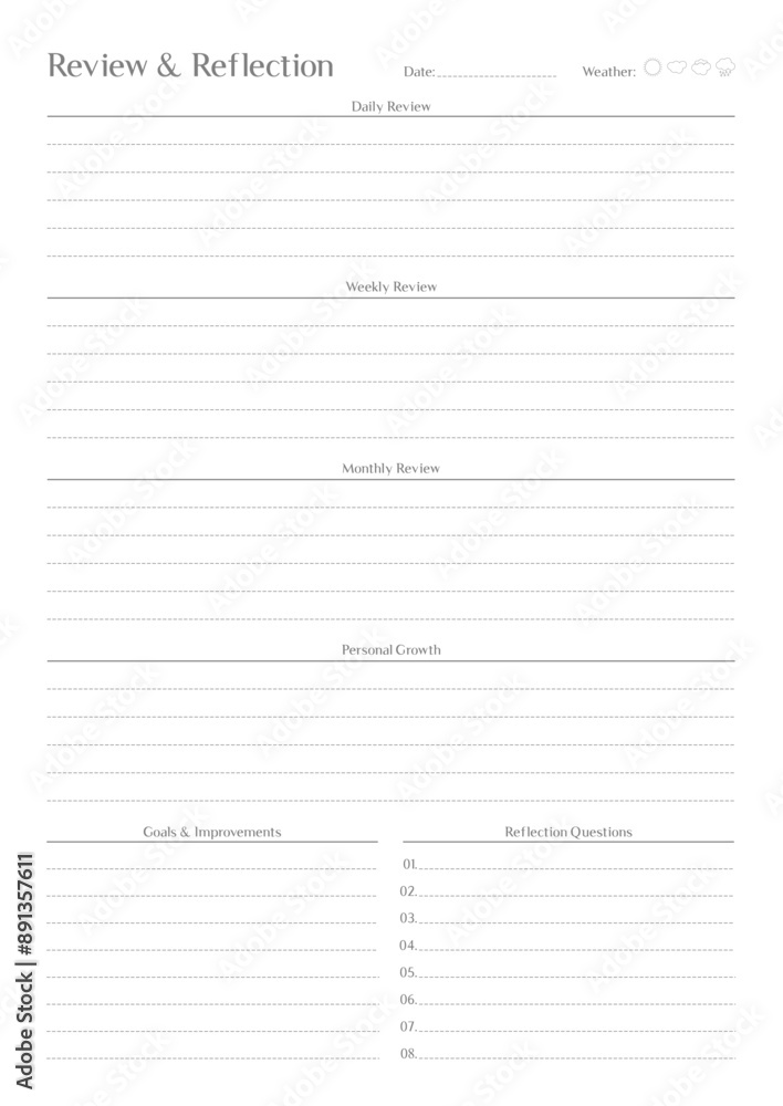 Versatile Generic Planning Pages and Planner Sheets Design Template for daily, weekly, and monthly organization for organizing daily routines and personal goals
Versatile Generic Planning Pages and Planner Sheets Design Template for daily, weekly, and monthly organization for organizing daily routines and personal goals