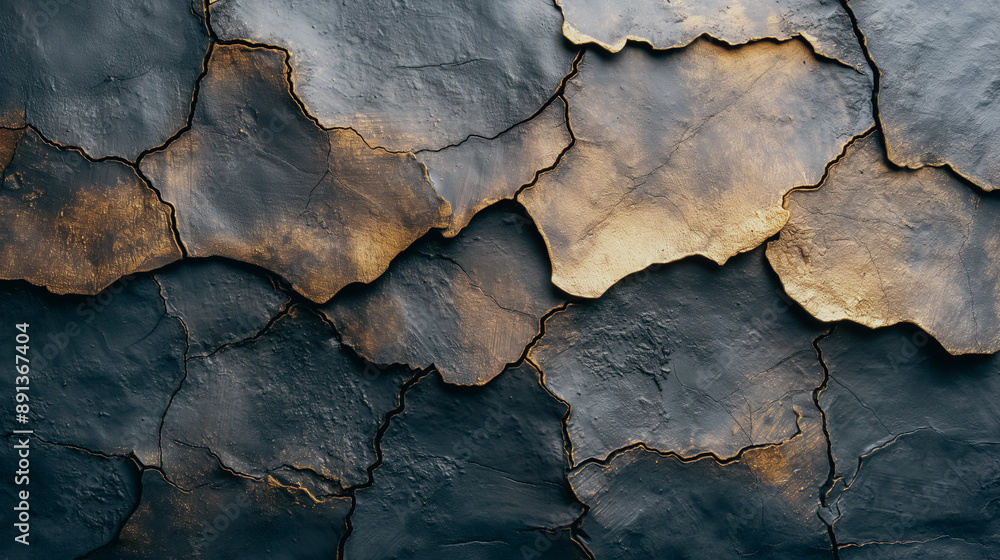 Seamless background in charcoal gray and gold, wallpaper for roof, wall, shingle, shed, luxury edition. Seamless background in charcoal gray and gold, wallpaper for roof, wall, shingle, shed, luxury edition.