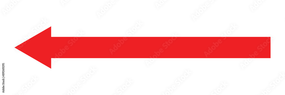 Horizontal long straight arrow signs. Black pointer, direction, position symbol and double arrow icon isolated on white background. Vector Illustration Horizontal long straight arrow signs. Black pointer, direction, position symbol and double arrow icon isolated on white background. Vector Illustration