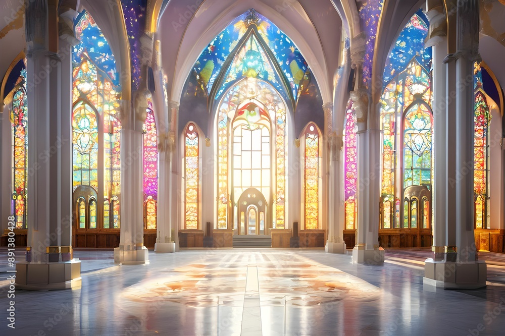 Fototapeta premium interior of the cathedral 