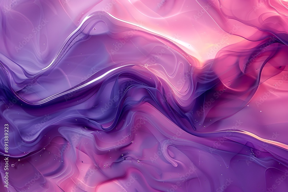 Ethereal Swirls of Purple and Pink Abstract Art Ethereal Swirls of Purple and Pink Abstract Art