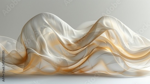 Soft Gradient Textile Flow Patterns with Color Transitions