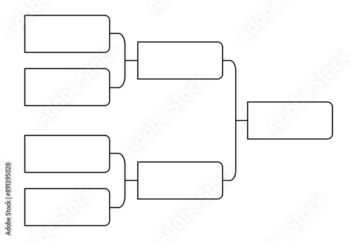 4 team tournament bracket championship template