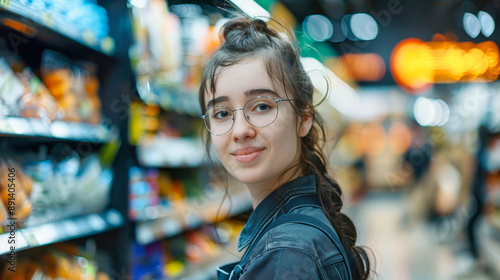 Wallpaper Mural A Glimpse of Happiness in the Grocery Aisle Torontodigital.ca