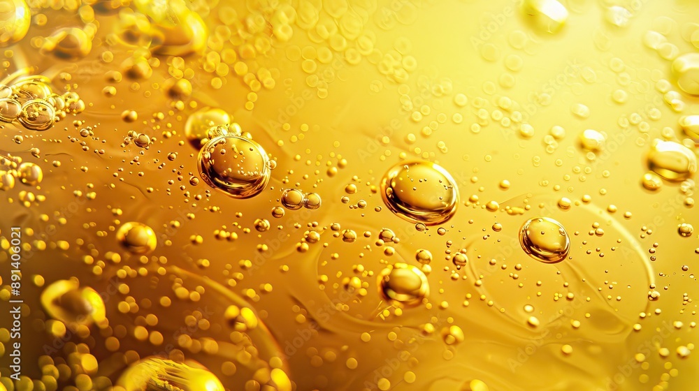 Condensation water or beer droplets on glass yellow background. Rain drops on window, abstract wet texture, cold juice or champagne alcohol beverage in wineglass. AI generated illustration Condensation water or beer droplets on glass yellow background. Rain drops on window, abstract wet texture, cold juice or champagne alcohol beverage in wineglass. AI generated illustration
