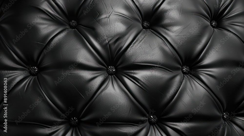 Fototapeta premium black leather pattern - background