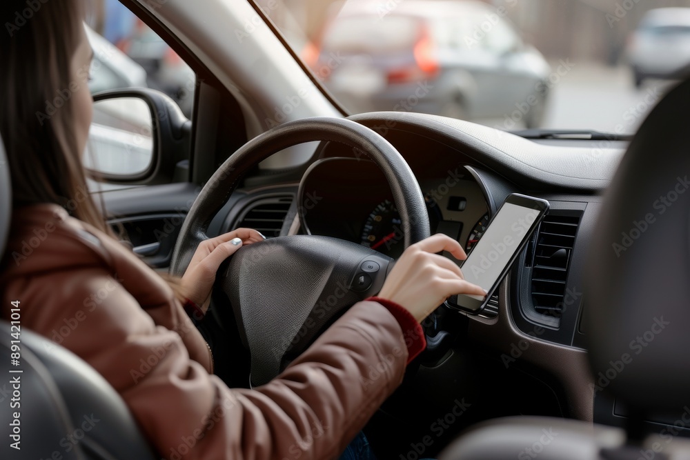 Profile of a middle-aged woman in work clothes driving a truck Image of the transportation and delivery industry, etc.. Beautiful simple AI generated image in 4K, unique. Profile of a middle-aged woman in work clothes driving a truck Image of the transportation and delivery industry, etc.. Beautiful simple AI generated image in 4K, unique.