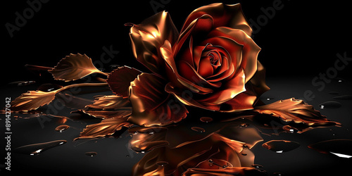 picture of a rose, the most beautiful flower of all.