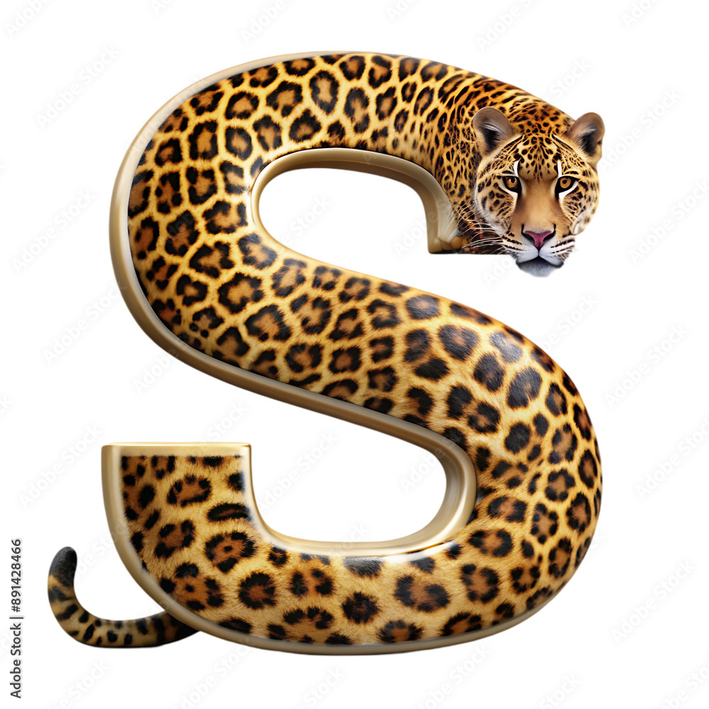 leopard print on a white background leopard print on a white background