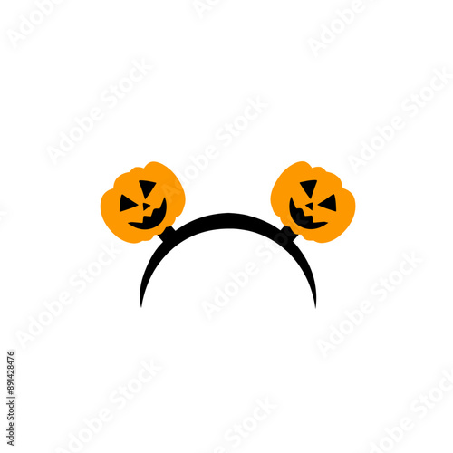 Halloween pumpkin headband