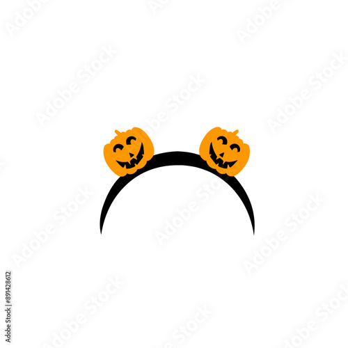 Halloween pumpkin headband