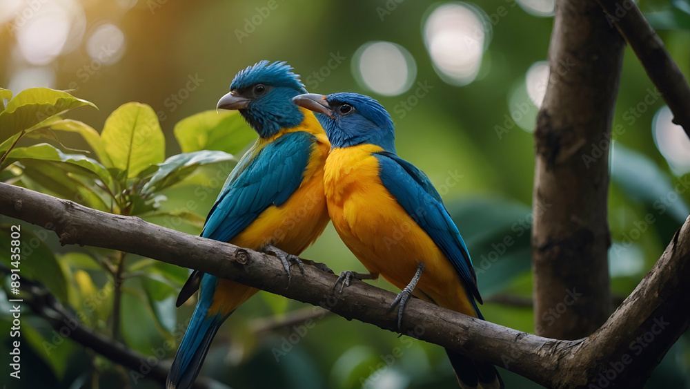 two beautiful birds two beautiful birds