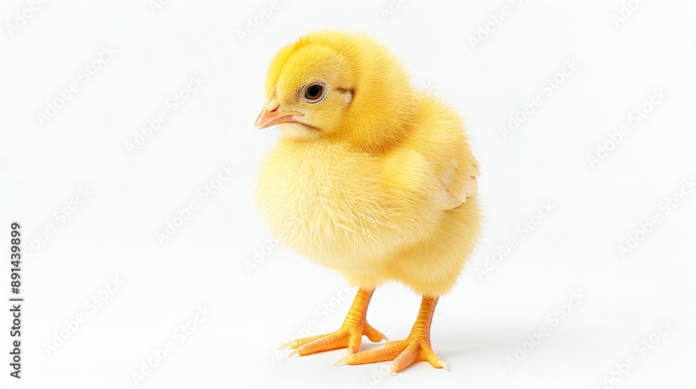 Baby chick isolated on white background Baby chick isolated on white background