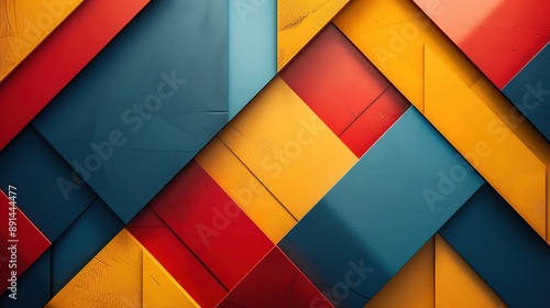 Geometric Patterns Background with clean, repeating geometric shapes in contrasting colors. Make sure there is plenty of empty space for copy.